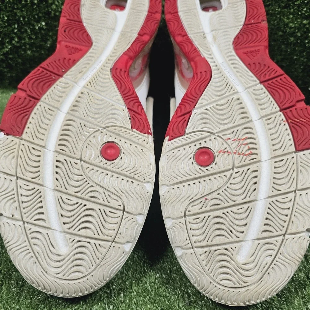 Adidas TS Bounce Commander Team White Red Athletic Basketball Sneakers Mens 11.5
